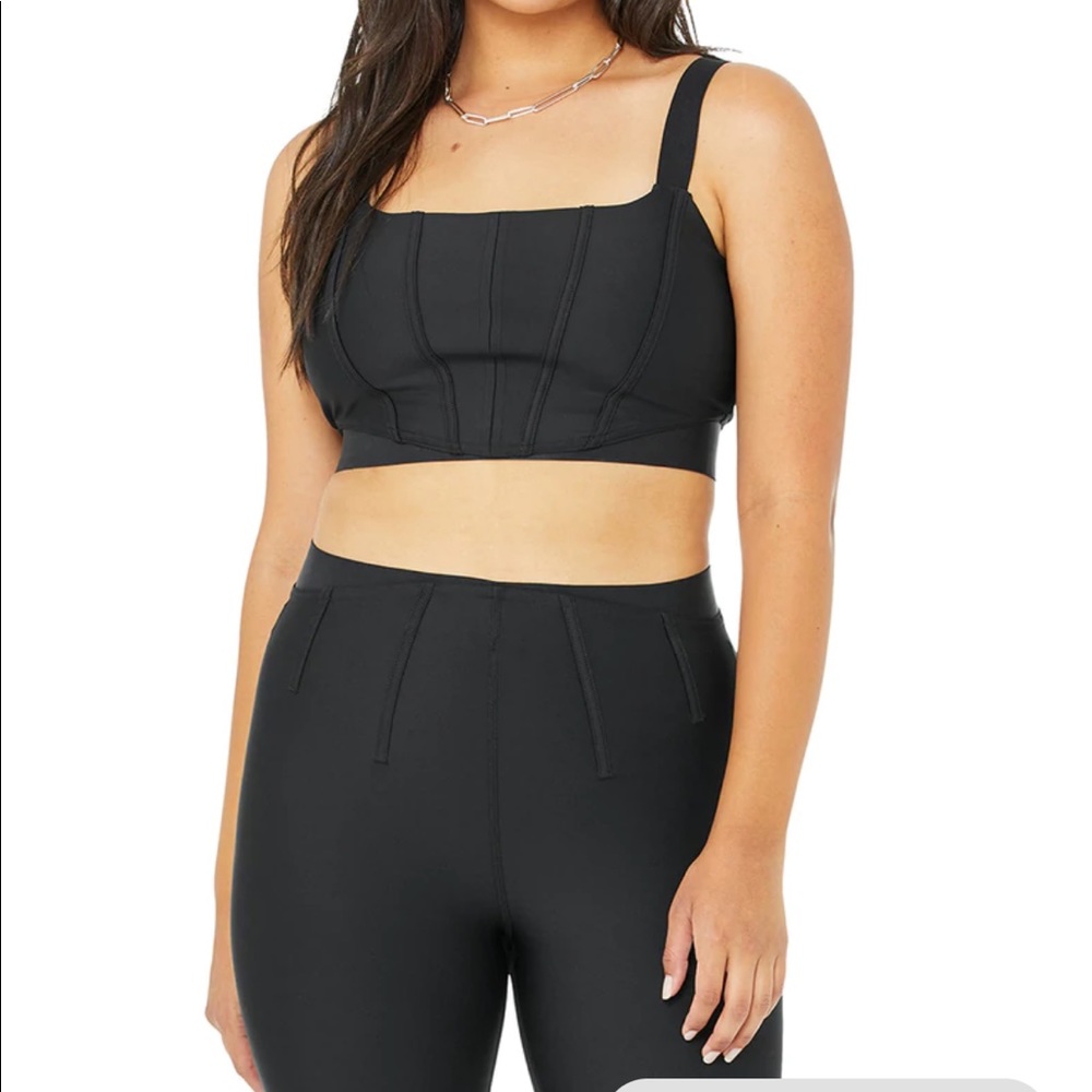 Alo Airlift Corset Bra and Legging Set